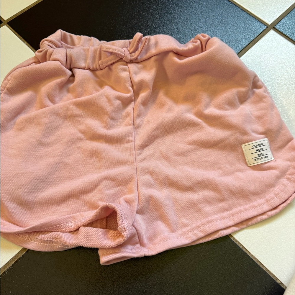 SHEIN Dusty Pink Girls' Ruffled Top